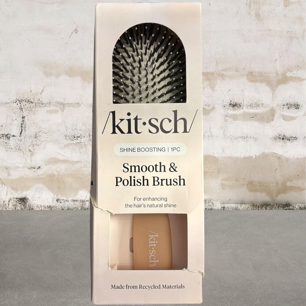 Kitsch Smooth & Polish Hair Brush - Terracotta NIB